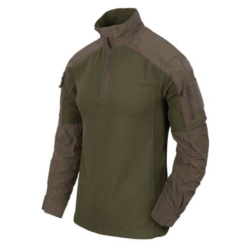 Helikon - Bluza MCDU Combat Shirt® - NyCo Ripstop - RAL 7013 / Olive Green - BL-MCD-NR-8102A - Bluzy Helikon