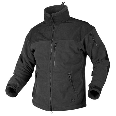 Helikon - Bluza polarowa Classic Army Windblocker - Czarna - BL-CAF-FM-01 - Bluzy Helikon