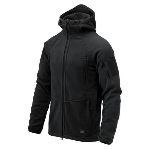 Helikon - Bluza polarowa Patriot Mk 2 - Hybrid Fleece - Czarna - BL-PJ2-FH-01 - Polary Helikon Patriot