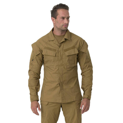 Helikon - Bluza wojskowa Raid - Ripstop - 8 kieszeni - Coyote - BL-RAD-SP-11 - Bluzy Helikon