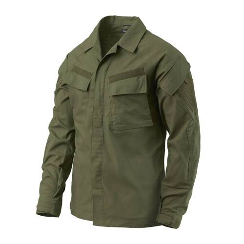 Helikon - Bluza wojskowa Raid - Ripstop - 8 kieszeni - Olive Green - BL-RAD-SP-02 - Bluzy Helikon