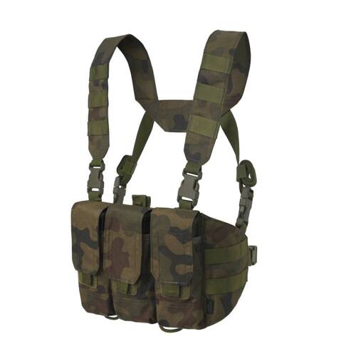 Helikon - Kamizelka Chicom Chest Rig - PL Woodland - KK-CCR-CD-04 - Kamizelki Chest Rig