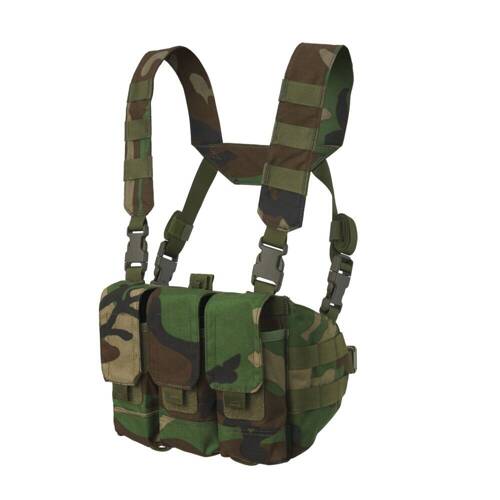 Helikon - Kamizelka Chicom Chest Rig - US Woodland - KK-CCR-CD-03 - Kamizelki Chest Rig