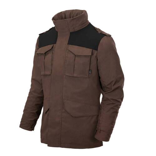 Helikon - Kurtka wojskowa Covert M65 - Earth Brown/Czarna - KU-C65-DC-0A01A - Kurtki wojskowe