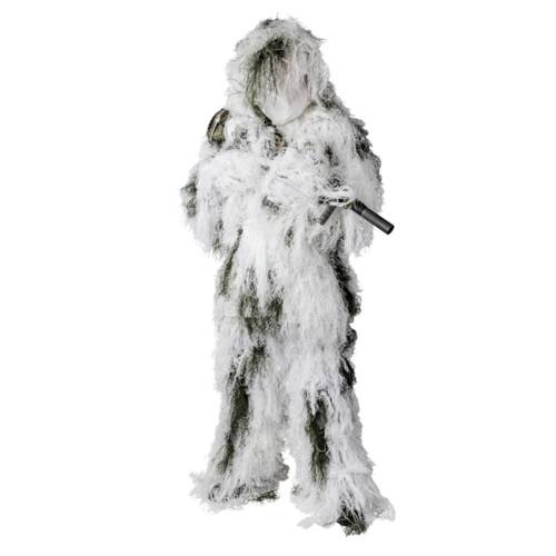 Helikon - Strój maskujacy Ghillie Suit - Biały - KP-GHL-PO-20 - Systemy kamuflażu