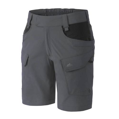 Helikon - Szorty damskie OTS® (Outdoor Tactical Shorts) 8.5" - Czarny / Shadow Grey - SW-OTS-VL-3501A - Spodnie Helikon