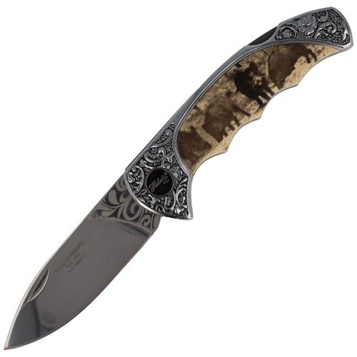 Herbertz Solingen - Noż składany Hunter z motywem dzika 82 mm - 588611 - Noże składane