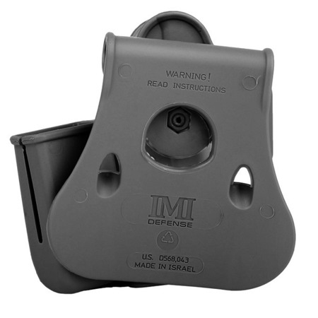 IMI Defense - Kabura polimerowa z ładownicą Roto Paddle Holster Level 2 - Glock 17/19/22/23/31/32/36 - IMI-Z1023 - Kabury na pas