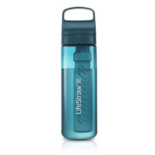 LifeStraw - Butelka filtrująca Go 2.0 - 650 ml - Laguna Teal - LGV422TLWW - Bidony, bukłaki, manierki