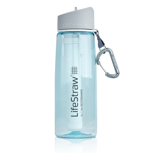 LifeStraw - Butelka filtrująca do wody Go - 0,65 L - Błękitna - Bidony, bukłaki, manierki