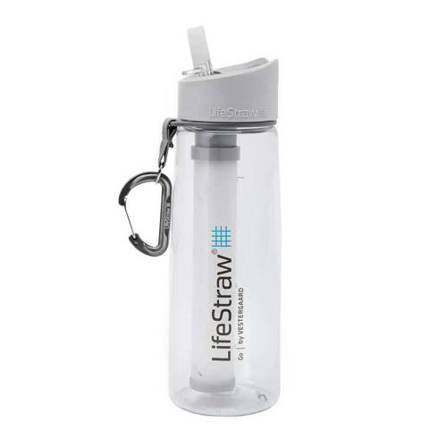 LifeStraw - Butelka filtrująca do wody Go - 0,65 L - Przezroczysta - Bidony, bukłaki, manierki