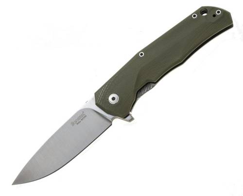 LionSteel - Nóż taktyczny T.R.E. - M390 - Zielony - TRE GGR - Noże składane