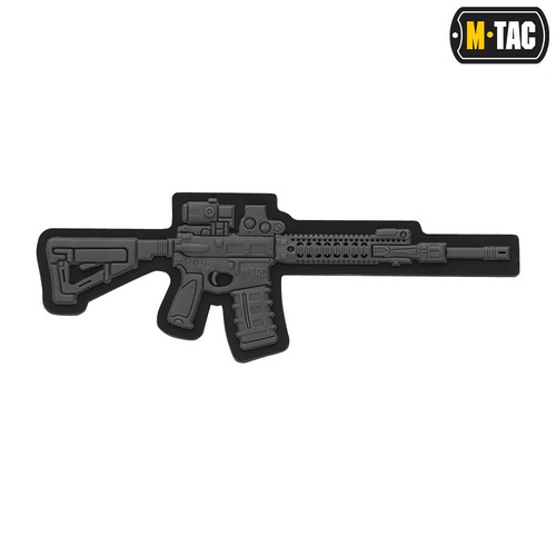 M-Tac - Naszywka AR-15 - PVC 3D - Dark Grey - 51112012 - Pozostałe