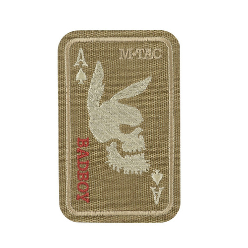 M-Tac - Naszywka Bad Boy - Haft - Coyote - 51390005 - Morale Patch