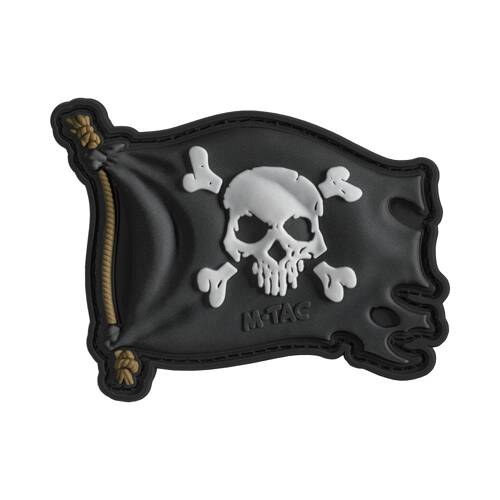 M-Tac - Naszywka Jolly Roger - PVC - Czarny - 51116802 - Naszywki PVC 3D