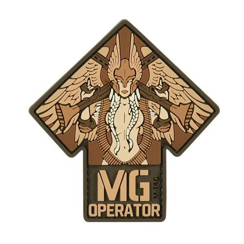 M-Tac - Naszywka MG Operator - PVC - Coyote - 51348205 - Pozostałe