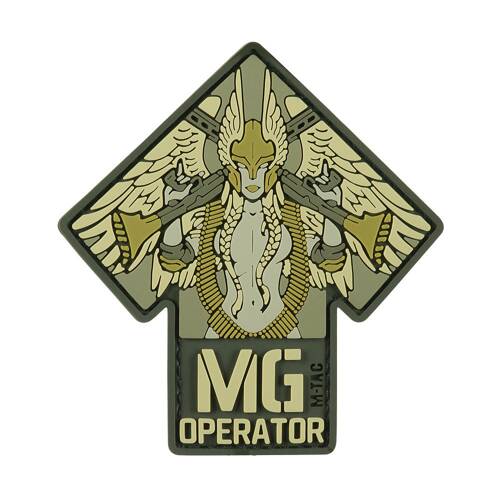 M-Tac - Naszywka MG Operator - PVC - Oliwkowy - 51348201 - Pozostałe