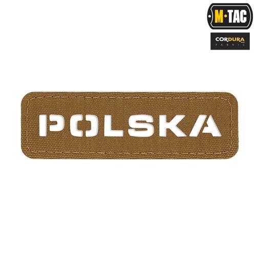 M-Tac - Naszywka Polska 25х80 - Laser Cut - Coyote - 51002005 - Pozostałe