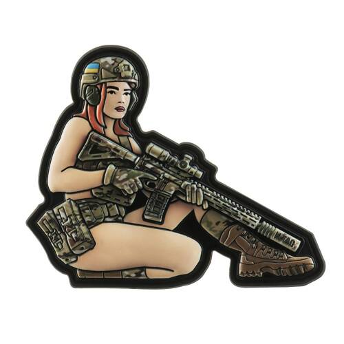 M-Tac - Naszywka Tactical Girl №2 - PVC - Pełny kolor - 51116203 - Pozostałe