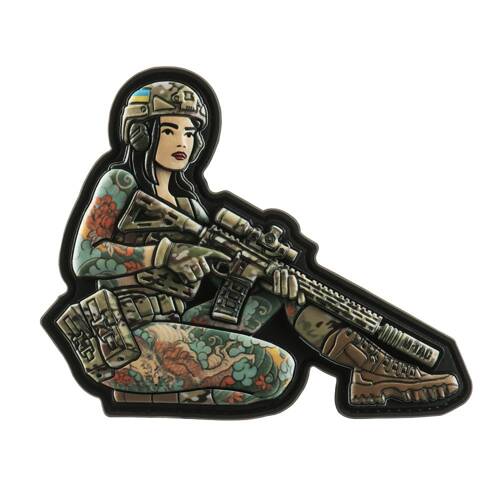 M-Tac - Naszywka Tactical Girl №2 Yakuza - PVC - Czarne włosy - Pełny kolor - 51116212 - Pozostałe