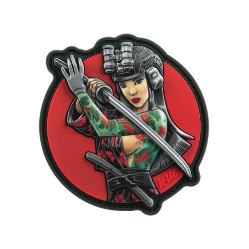 M-Tac - Naszywka Tactical Girl №3 Yakuza - PVC - Jasnozielone tatuaże - Pełny kolor - 51116405 - Pozostałe