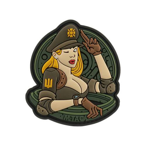 M-Tac - Naszywka Tank Girl - PVC - Pełny kolor - 51348344 - Pozostałe