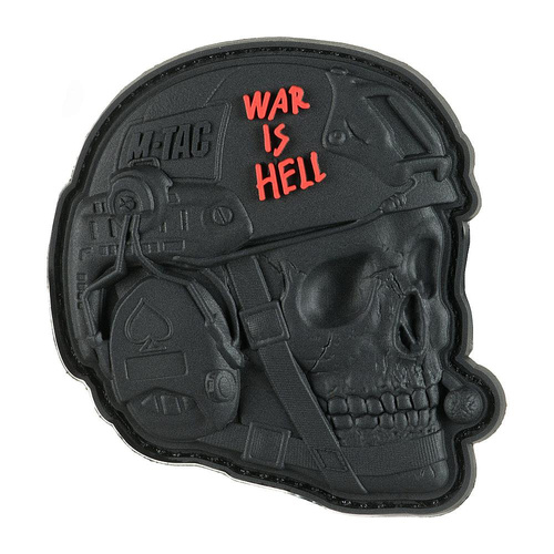 M-Tac - Naszywka War is Hell 3D PVC - Morale Patch - Czarny - 51328002 - Pozostałe