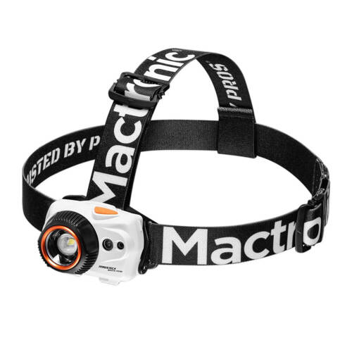 Mactronic - Latarka czołowa Maverick White Peak - 320 lm - Czarny / Biały - AHL0052 - Latarki LED