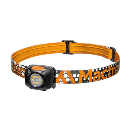 Mactronic - Latarka czołowa Rebel - 400 lm - Pomarańczowy - AHL0061 - Latarki LED