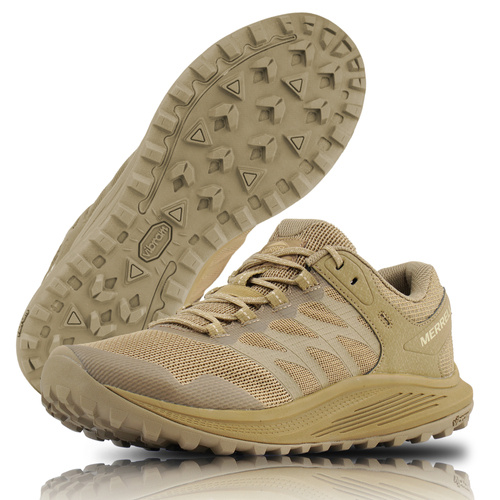 Merrell - Buty trekkingowe Nova 3 Tactical - Coyote - J005045 - Buty trekkingowe