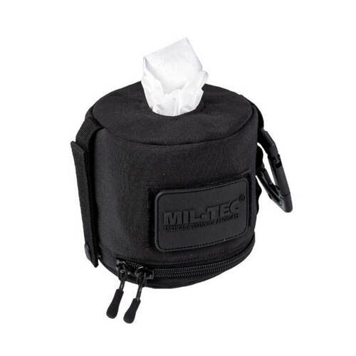 Mil-Tec - Kieszeń Tissue Case - MOLLE - Czarny - 16000102 - Pozostałe