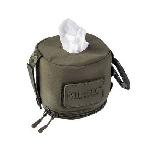 Mil-Tec - Kieszeń Tissue Case - MOLLE - Zielony OD - 16000101 - Pozostałe