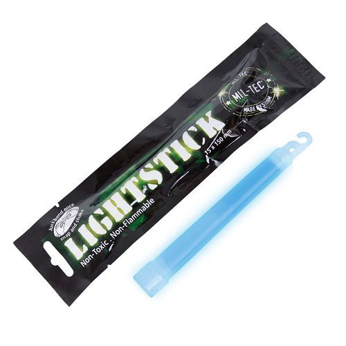 Mil-Tec - Lightstick światło chemiczne - Standard - 1,5 x 15 cm - Niebieski - 14940003 - Lightstick