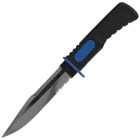 Muela - Nóż nurkowy Black-Blue 140 mm - SUB-14.3 - Noże z głownią stałą