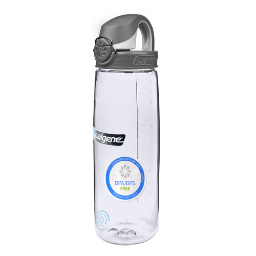 Nalgene - Butelka na wodę On the Fly Sustain - Top Lock - 0,7 L - Szara - 5565-3324 - Bidony, bukłaki, manierki