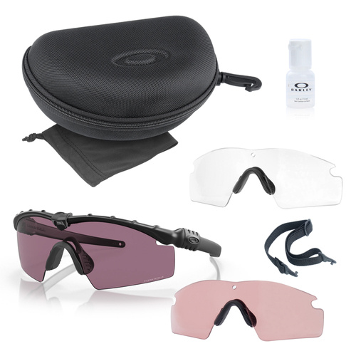 Oakley - Okulary balistyczne SI Ballistic M Frame 3.0 Agro Matte Black - 3LS - OO9146-14 - Okulary przeciwsłoneczne