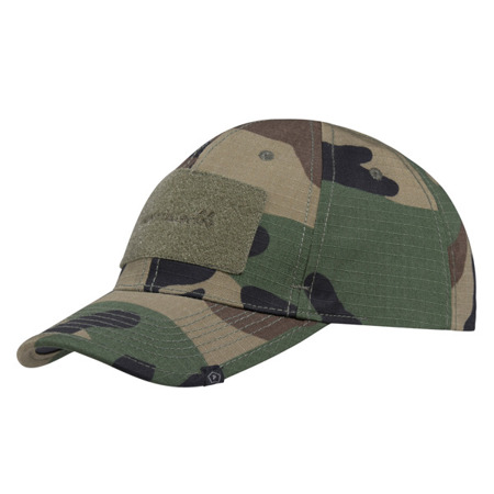 Pentagon - Czapka z daszkiem Tactical BB Cap 2.0 Camo Rip-Stop - Woodland - K13025-51 - Czapki z daszkiem