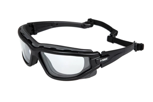 Pyramex - Okulary ochronne I-FORCE Clear Antifog - Czarne - PYR-41-027618 - Okulary ochronne