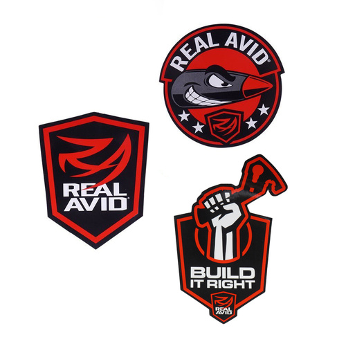 Real Avid - Zestaw naklejek Promo Sticker Pack - Naklejki