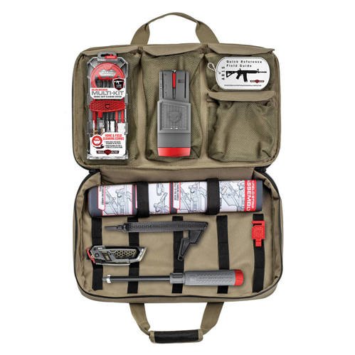 Real Avid - Zestaw narzędzi rusznikarskich z torbą AR-15 Tactical Maintenance Kit - AVARTMK - Zestawy do czyszczenia broni