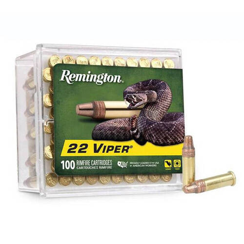 Remington - Amunicja bocznego zapłonu .22LR Viper Hyper Velocity TCSB 36 gr / 2.33 g - 100 szt. - 21288 - Amunicja bocznego zapłonu