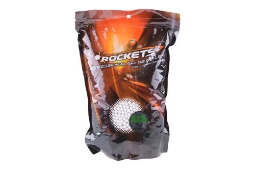 Rockets - Kulki Professional - 0,23 g - 2 kg - Białe - ROC-16-005150 - Kulki ASG 0,23 g