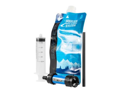 Sawyer - Filtr do wody Mini Water Filtration System - Niebieski - SP128  - Filtry do uzdatniania wody