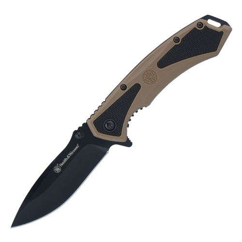 Smith&Wesson - Nóż składany Extreme Ops - Drop Point - Tan - 1209515 - Noże składane