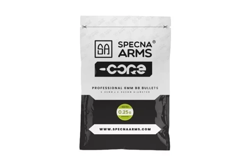 Specna Arms - Kulki Bio do ASG CORE - 0.25 g - 1000 szt - Białe - SPE-16-021021 - Kulki ASG 0,25 g