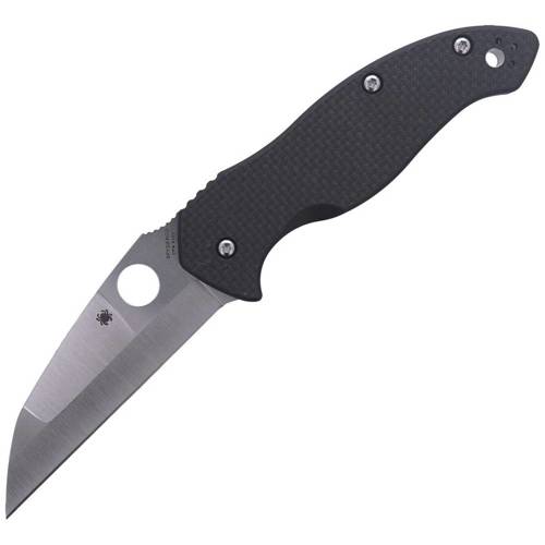 Spyderco - Nóż składany Canis - Włókno węglowe - G-10 - Czarny - C248CFP - Noże składane