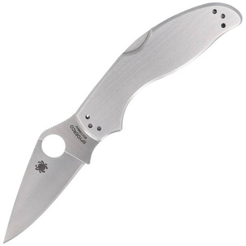 Spyderco - Nóż składany UpTern Stainless - 8Cr13MoV - Srebrny - C261P - Noże składane