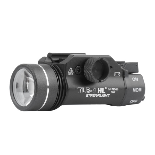 Streamlight - Latarka taktyczna LED na broń TLR-1 HL Long Gun Kit - 1000 lumenów - Picatinny - Czarna - L-69262 - Latarki LED