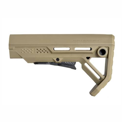 Strike Industries - Kolba MOD1 Stock - FDE / Czarny - SI-STRIKE-ES-MOD1FDE-BK - Akcesoria do broni AR