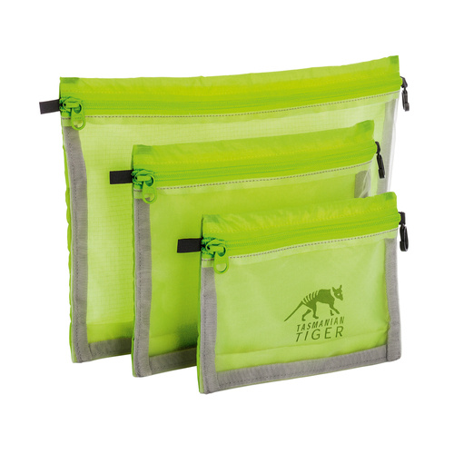 Tasmanian Tiger - Zestaw organizerów Mesh Pocket Set - Safety Yellow - 7632.551 - Kieszenie, organizery